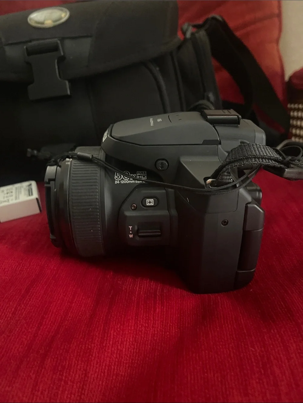 Fujifilm Black Camera Kit with Black Carry Bag and Strap